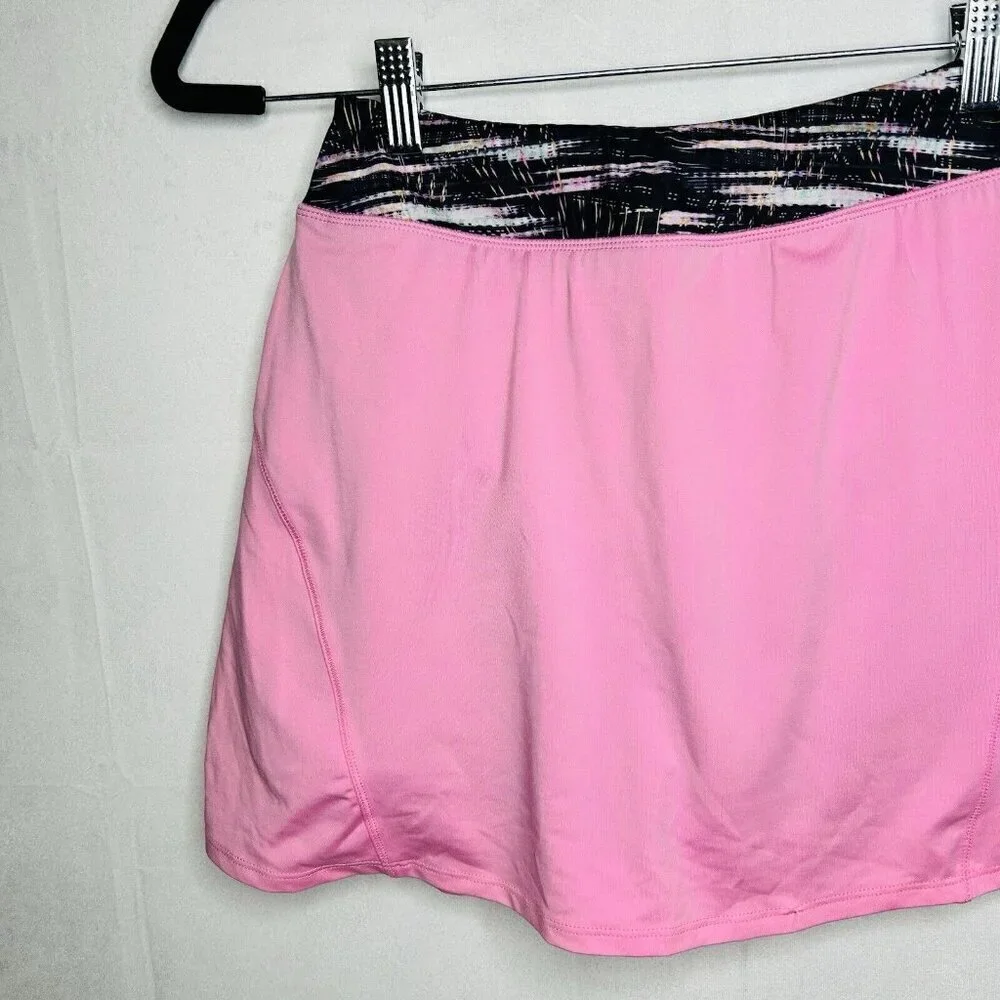 Zelos Skort Pink Size L Tiered Back Golf Tennis Pickleball